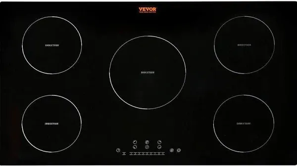 VEVOR Electric Cooktop 5 Burners 36'' Induction Stove Top