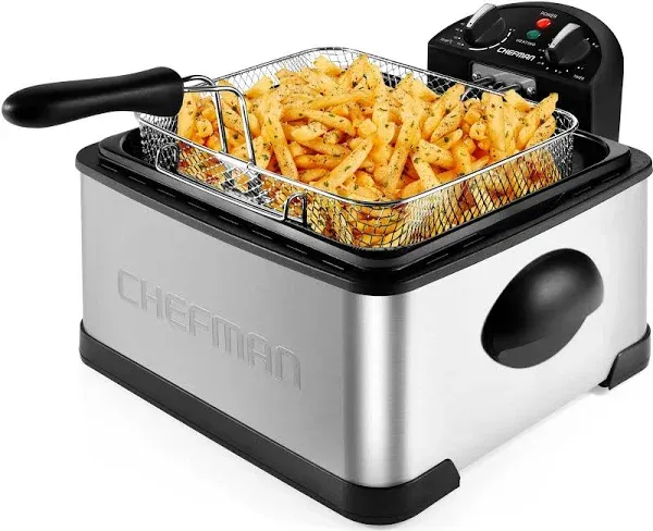 Chefman 4.5-Liter Stainless Steel Deep Fryer