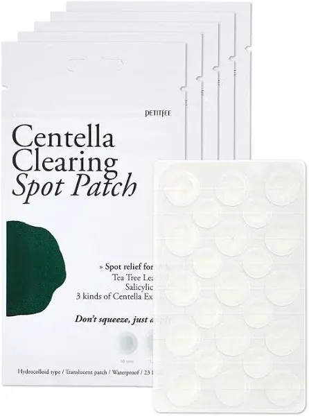 PETITFEE Centella Clearing Spot Patch 23pcs 1 sheet | DODO SKIN