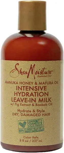 Manuka Honey and Mafura Oil Intensive Hydration Leave-In Milk by Shea Moistur...