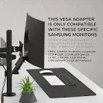 HumanCentric VESA Mount Adapter for Samsung Curved Monitors