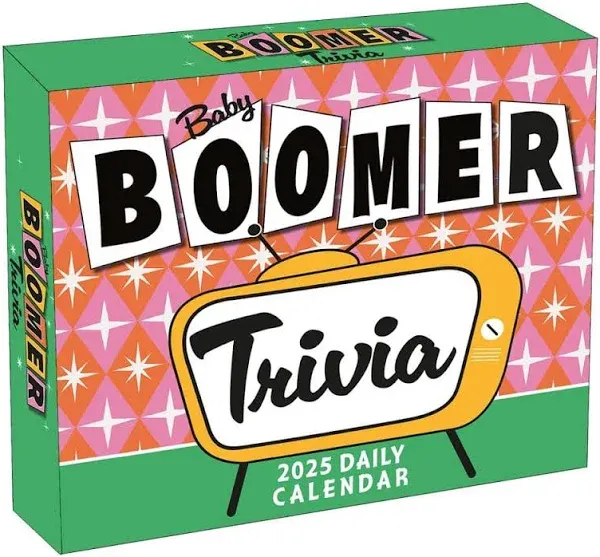 Sellers Publishing Baby Boomer Trivia Desk Calendar