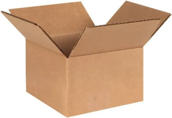 Box USA 6x6x4 Corrugated Boxes, Small, 6L x 6W x 4H, Pack of 100 | Shipping, Packaging, Moving, Storage Box for Home or Business, Strong Wholesale