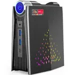 ACEMAGICIAN Mini Gaming PC，AMD Ryzen 7 5700U Mini PC 16GB DDR4 512GB SSD,