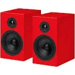 Pro-Ject Audio - Speaker Box 5-2-Way Monitor Speaker - Red (Pair)