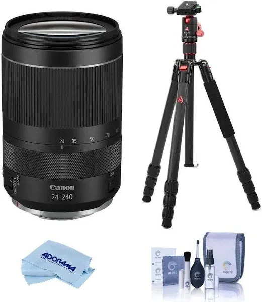 Canon RF 24-240mm f/4-6.3 IS USM Lens + Filter + + More