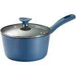 14-Piece Ceramic Cookware Set in Blue