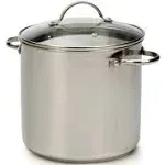 RSVP International Endurance Stainless Steel Stock Pot 8 qt Silver