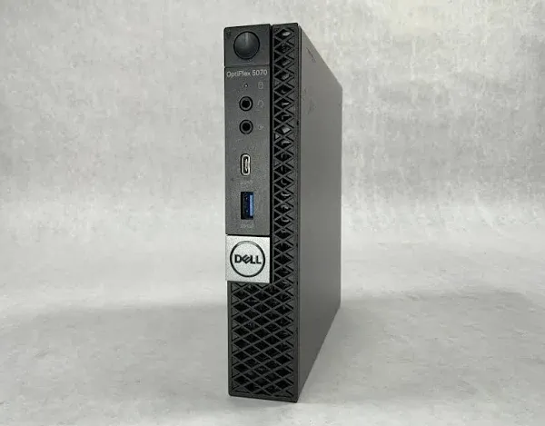 DELL Optiplex 5070 Micro MFF Desktop PC Intel i5-9500T, 16GB DDR4 New 512GB M.2 NVMe SSD, WiFi BT HDMI New KB & Mouse Windows 11 Pro (Renewed)