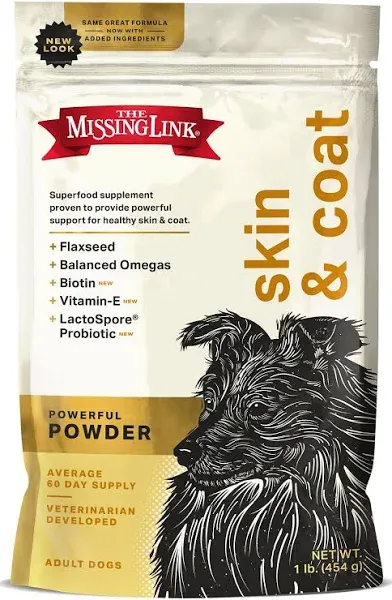 The Missing Link Superfood Dog Supplement For Skin and Coat - Incredible Pets