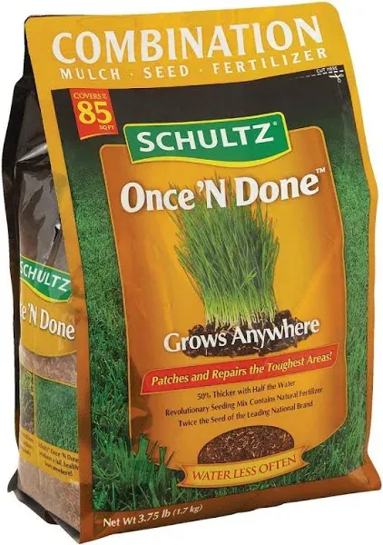 Schultz® Once 'N Done™ Patch & Repair Mix Grass Seed - 3.75 lbs.