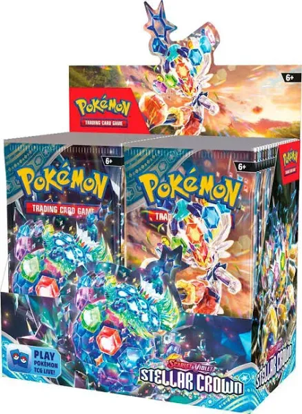 Pokemon Stellar Crown Booster Box Brand New Factory Sealed - ON HAND