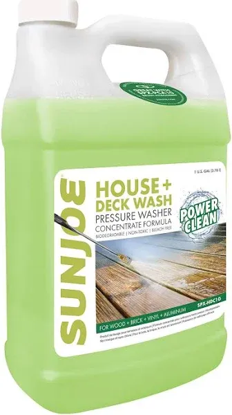 Sun Joe House and Deck All-Purpose Pressure Washer Rated Concentrated Cleaner