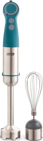 Dash Chef Series Immersion Hand Blender, 5 Speed Stick Series, Teal 