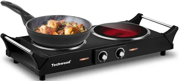 Techwood Infrared Double Cooktop