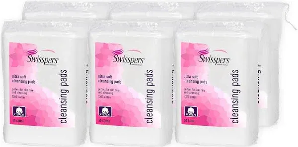 Swisspers Premium Cotton Facial Cleansing Pads Ultra Soft