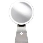 NU BRILLIANCE NuBrilliance 8” Magnifying Makeup Mirror Cordless USB Rechar