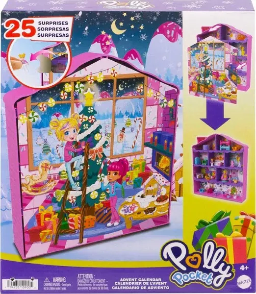 Polly Pocket Advent Calendar 25 Surprises NEW in Unopened Box