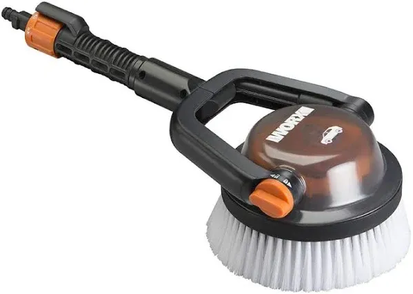 Worx HydroShot Adjustable Automotive Power Scrubber, Quick Snap Connection - WA1820 (Soft Bristles)