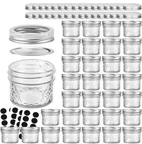 Verones Canning Jars 4 OZ Jelly Jars