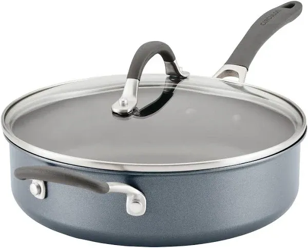 Circulon A1 Series  ScratchDefense Nonstick Induction Sauté Pan with Lid, 5-Quart, Graphite