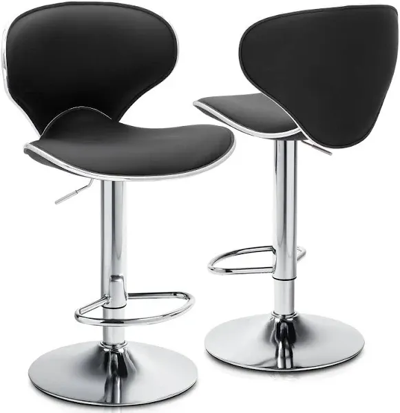 FDW Set of 2 Adjustable Bar Stools