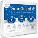 Crib Size SureGuard Mattress Encasement - 100% Waterproof, Bed Bug Proof, Hyp...