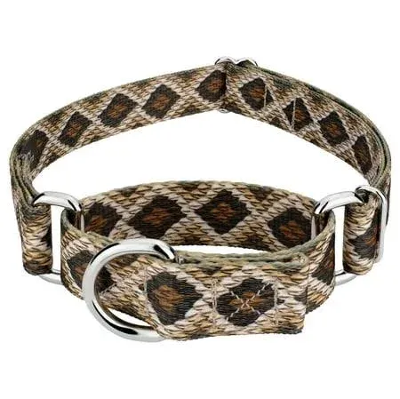 Country Brook Petz® Rattlesnake Martingale Dog Collar