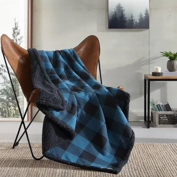 Eddie Bauer Plush-Fleece Throw Blanket