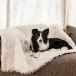 Paw PupProtector Waterproof Throw Blanket Polar White