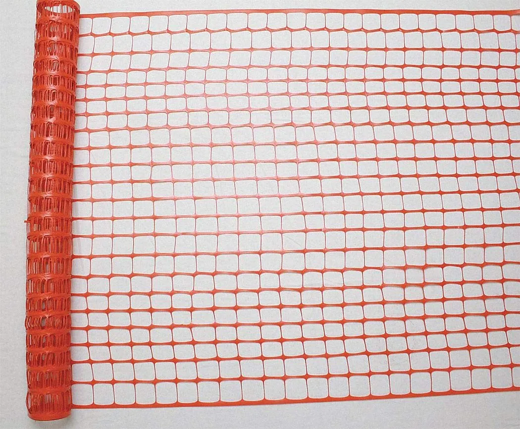 4 ft. X100 ft. Orange Temporary Reusable Plastic Mesh Safety Roll Garden Fence