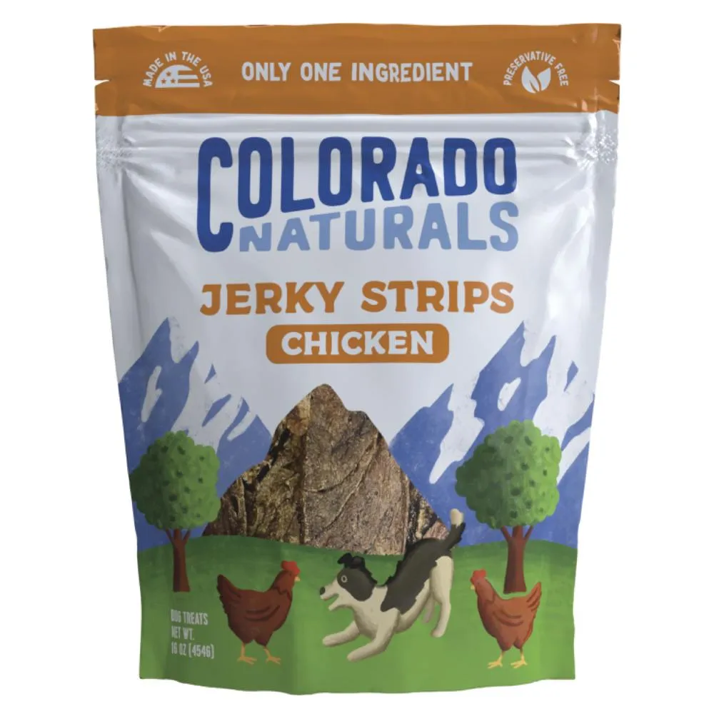 Colorado Naturals Chicken Jerky Dog Treats 4 OZ.