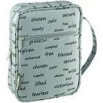 DIVERSEBEE Bible Cover with Handles, Zippered Bible Carrying Case for Men and Women, Bible Tote Bag for Kids, Bible Book Cover,