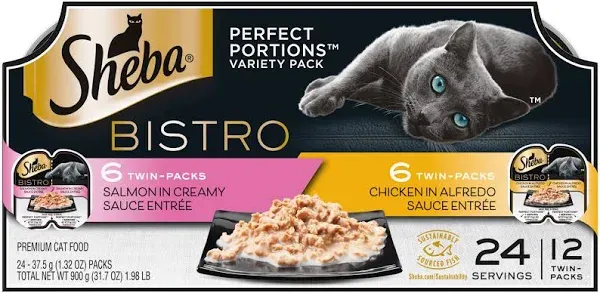 Sheba Perfect Portions Bistro Wet Cat Food Variety Pack