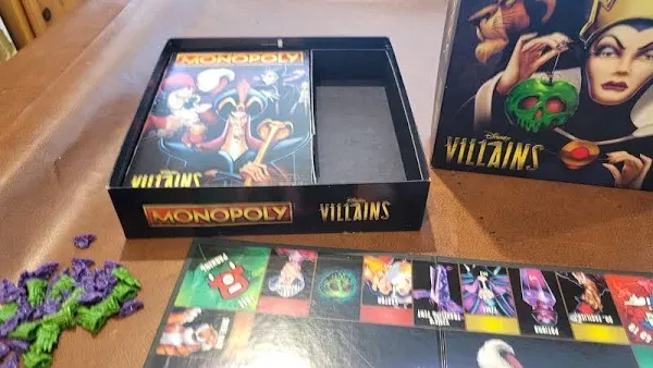 Disney Villains Edition Monopoly Game