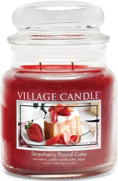 Village Candle Strawberry Pound Cake Candle