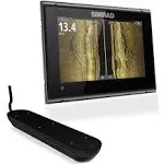 Simrad - GO7 XSR Chartplotter/Fishfinder - Transom Mount Transducer & C-MAP Discover Chart Active Imaging 3-in-1