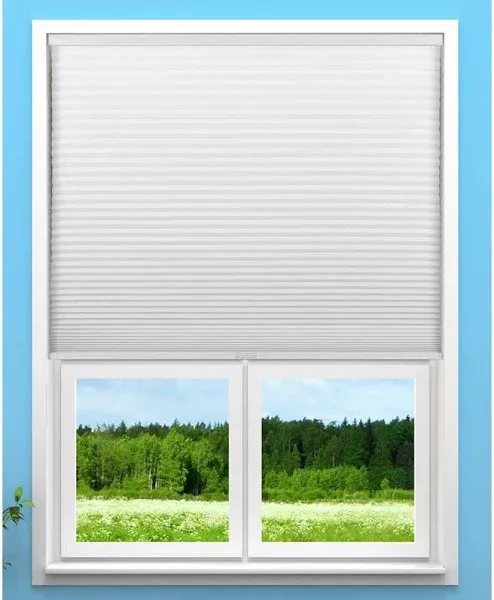 Arlo Blinds Single Cell Room Darkening Cordless Cellular Shades, Color: White, Size: 36" W x 48" H