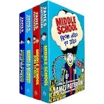 Middle School By James Patterson - 4 Book Collection - Ages 9-14 - Paperback