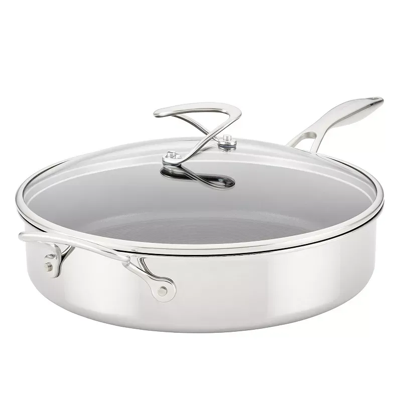 Circulon® SteelShield C-Series 5-qt. Tri-Ply Clad Nonstick Saute Pan with Lid