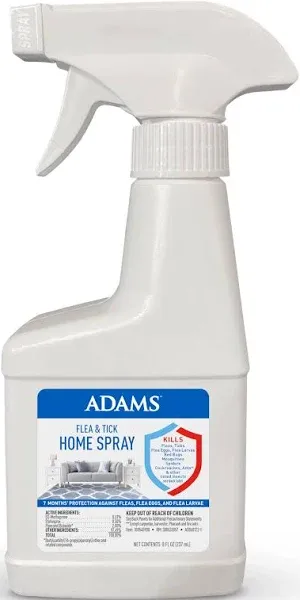 Adams 8 oz Flea and Tick Home Spray - 100545900 | Blain's Farm & Fleet