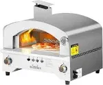 Gas Pizza Oven Countertop Stainless Steel Propane Pizza Oven with 13inch