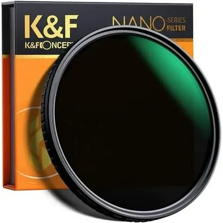 K&amp;F Concept 77Mm Variable Nd Filter Nd2-Nd32 No X-Shape Unevenness Japanese Agc