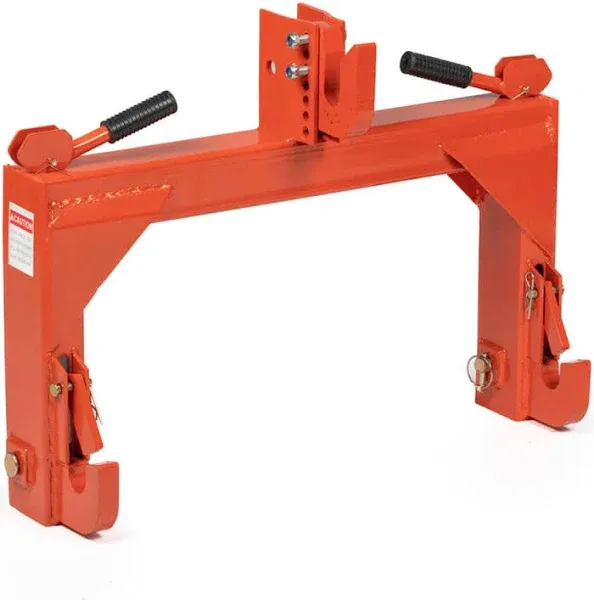 Titan Attachments 3 Point Quick Hitch Adaption to Category 1 Tractors, 3000 LB L