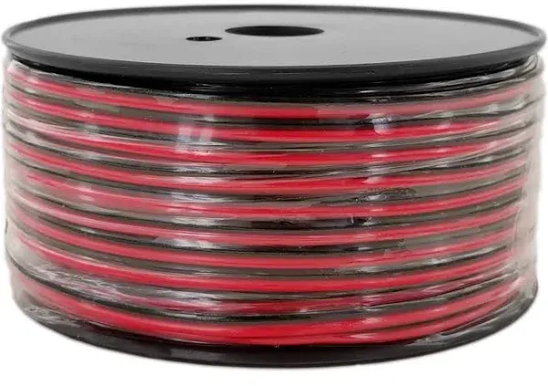 GS Power Pure Copper 20 AWG American Wire Gauge 100 ft Red & 100ft Black Bonded Zip