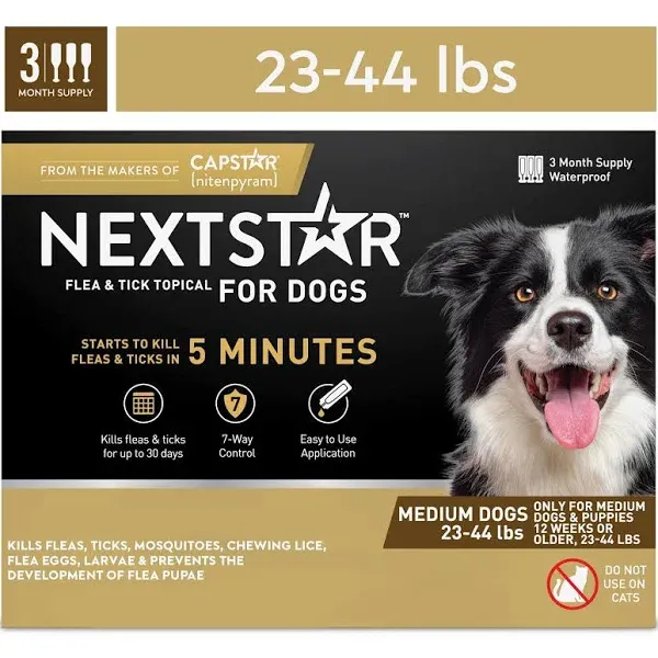 Nextstar Flea and Tick Topical Prevention For Dogs 2