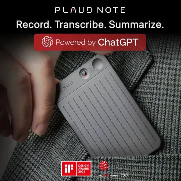 PLAUD Note : ChatGPT EMPowered Ai Voice Recorder