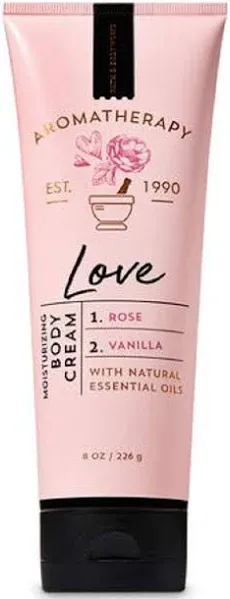 Bath Body Works Aromatherapy Love Rose Vanilla Body Cream