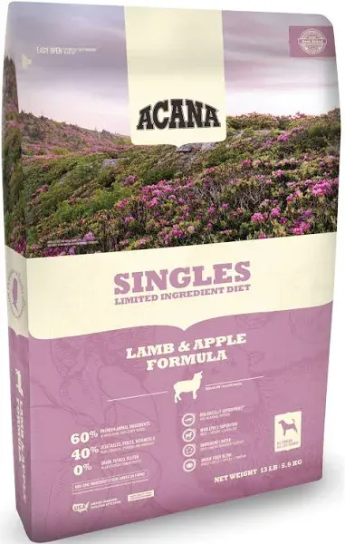 ACANA Lamb & Apple Singles Dry Dog Food