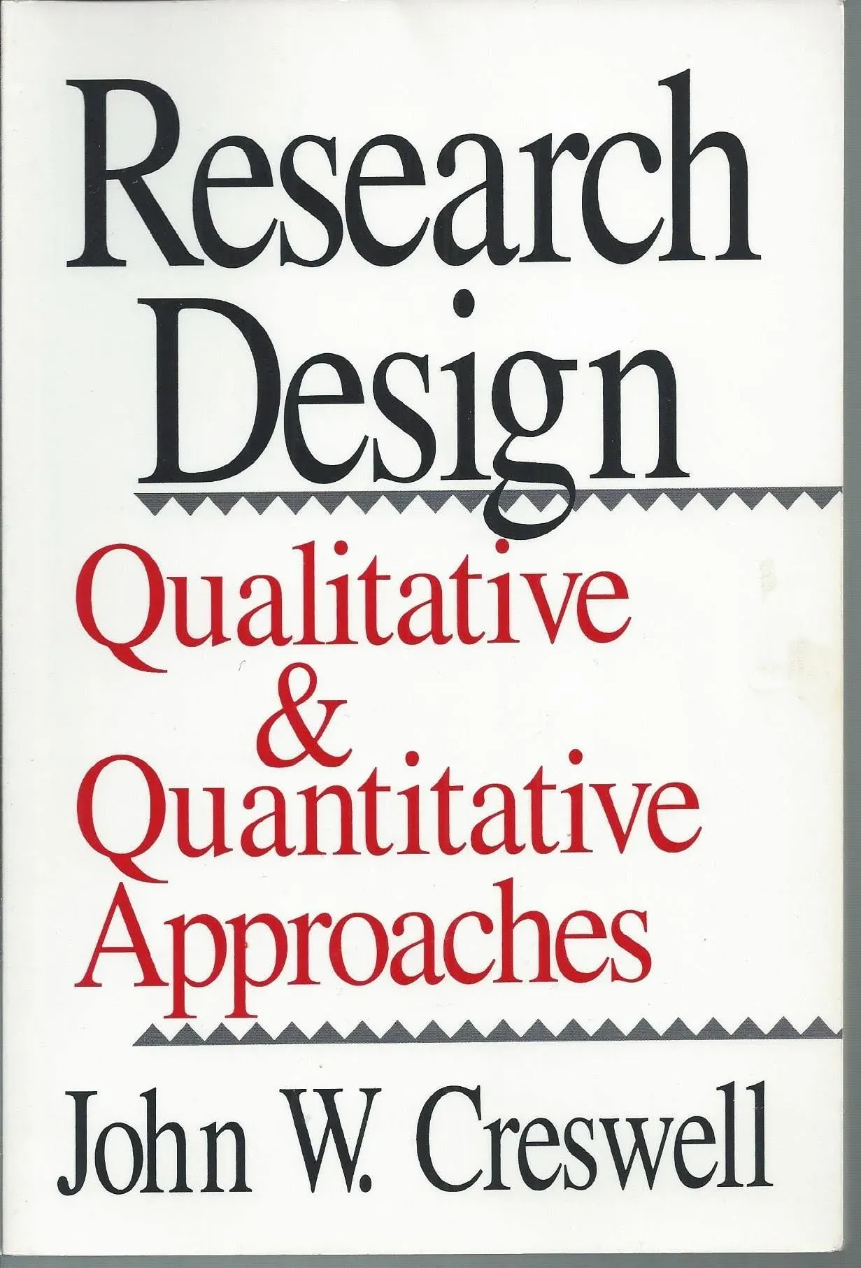 Research Design Qualitative And Quantitative Approaches